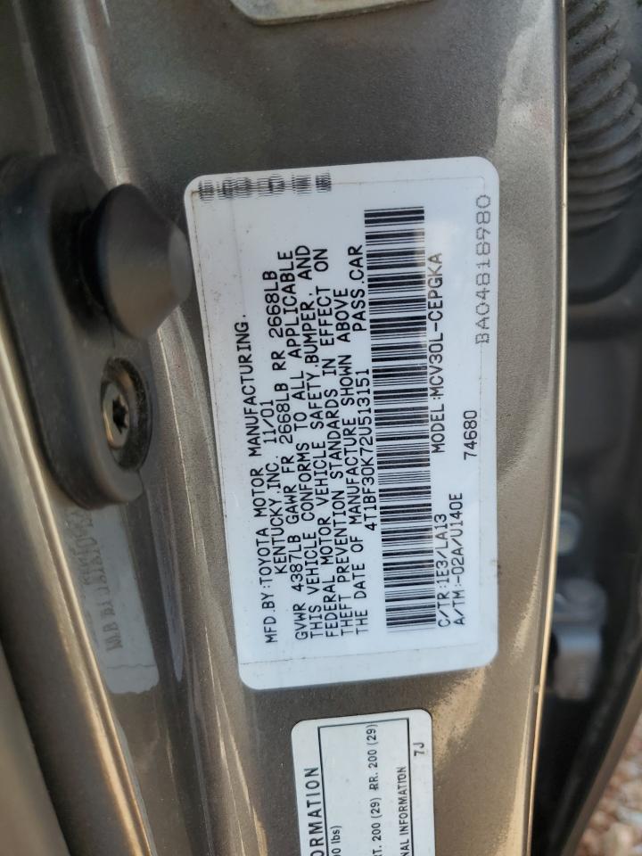 2002 TOYOTA CAMRY