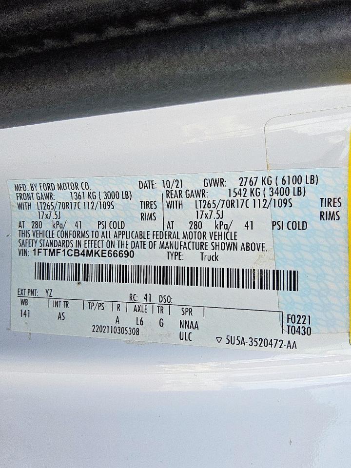 2021 FORD F-150