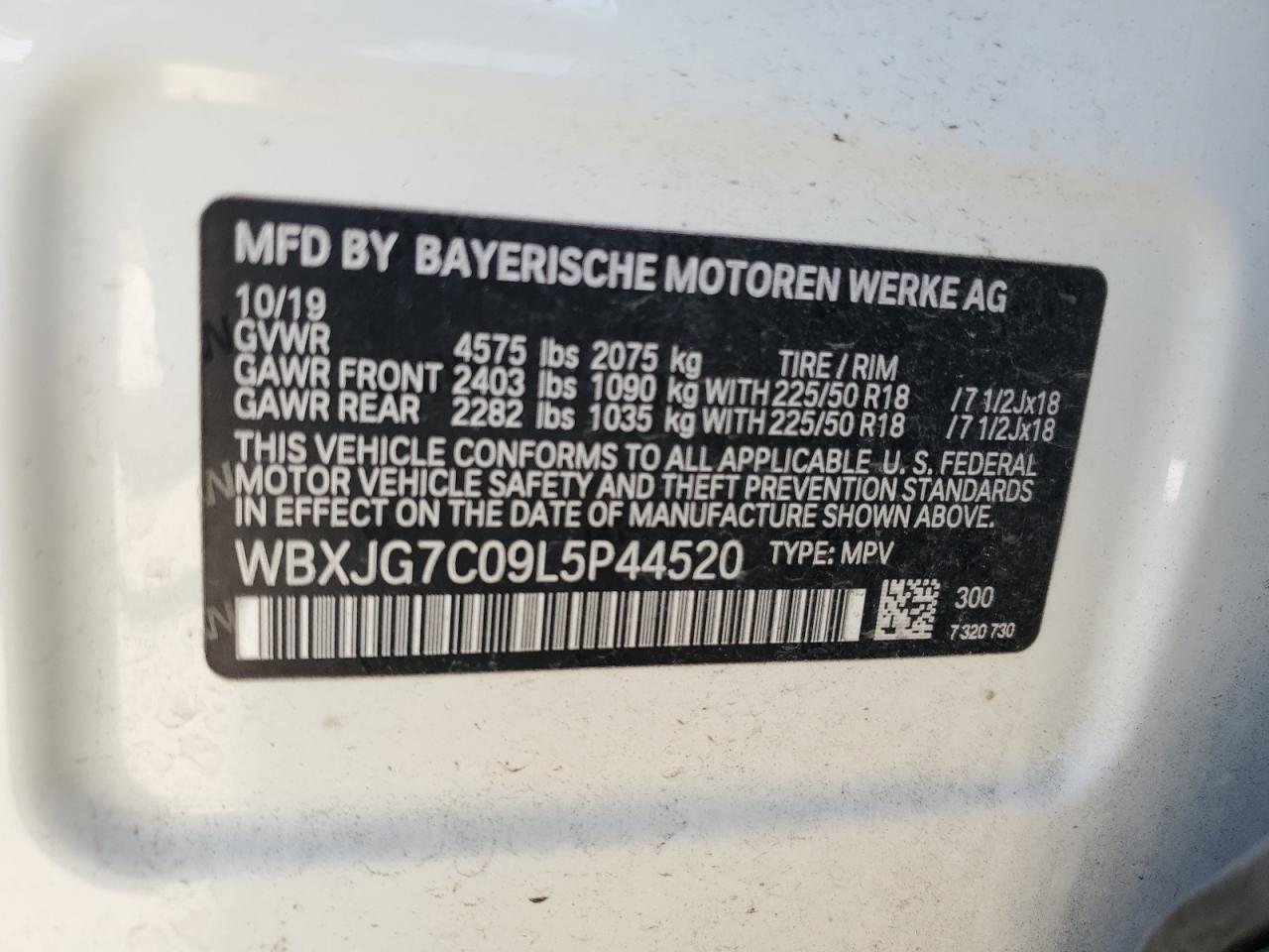 2020 BMW X1