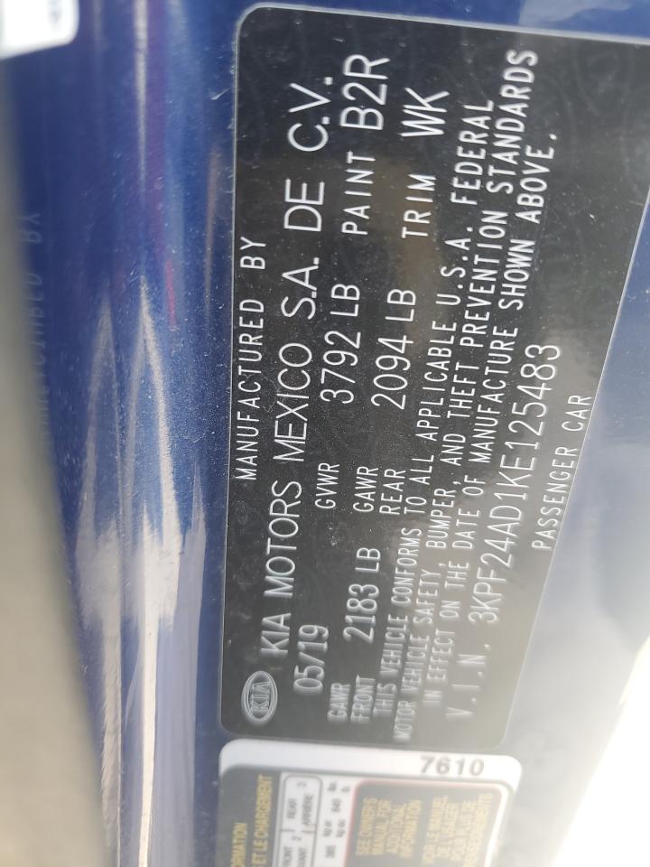 2019 KIA FORTE