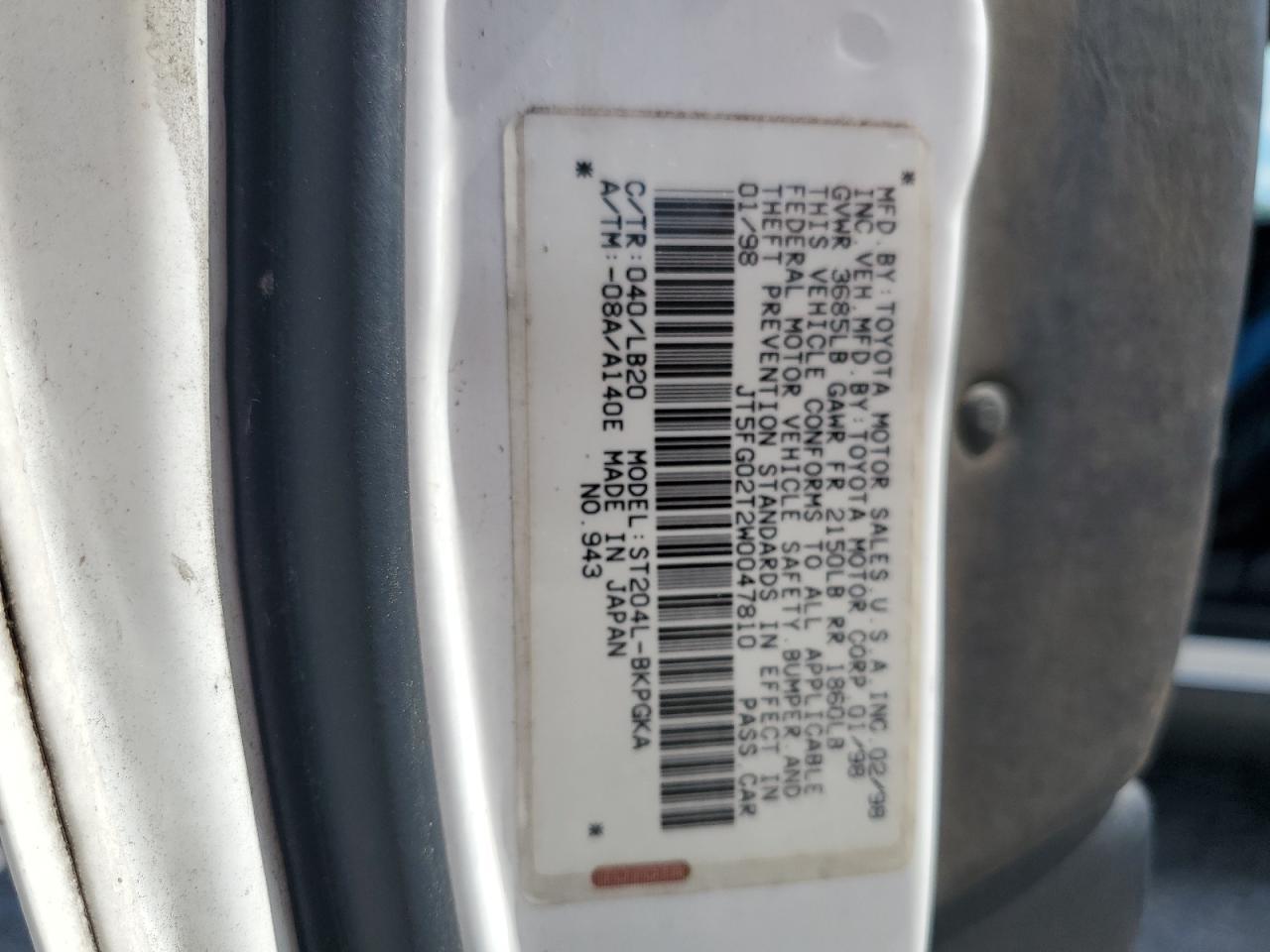 1998 TOYOTA Celica