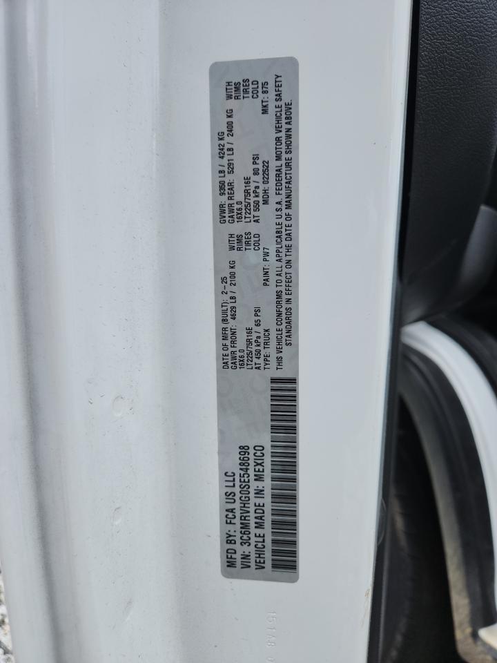 2025 RAM ProMaster 3500