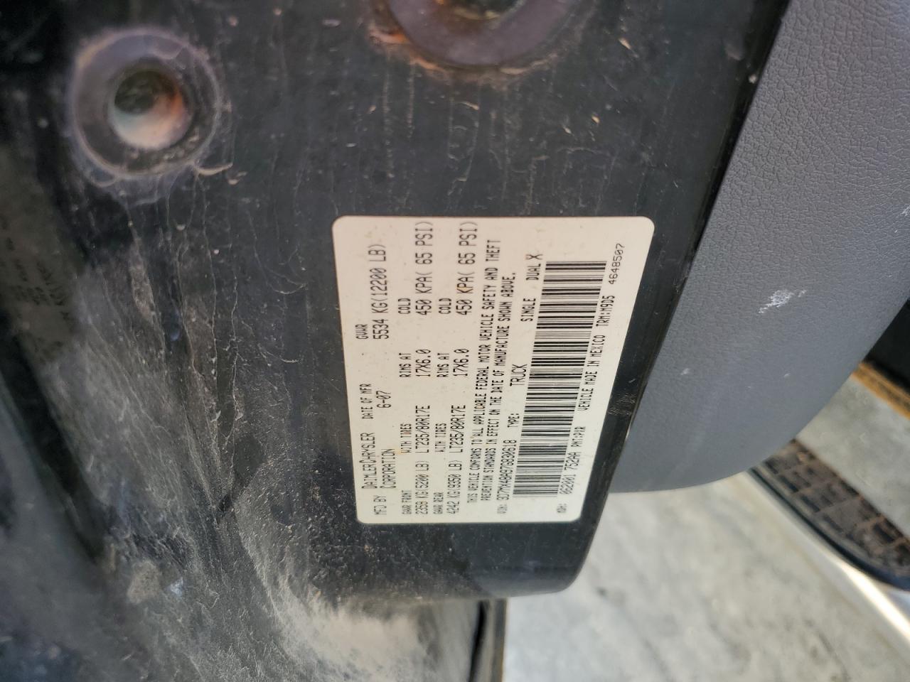 2007 DODGE Ram 3500
