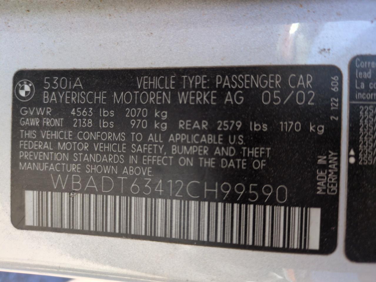 2002 BMW 5 series