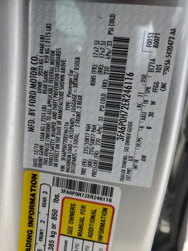 2014 FORD FUSION