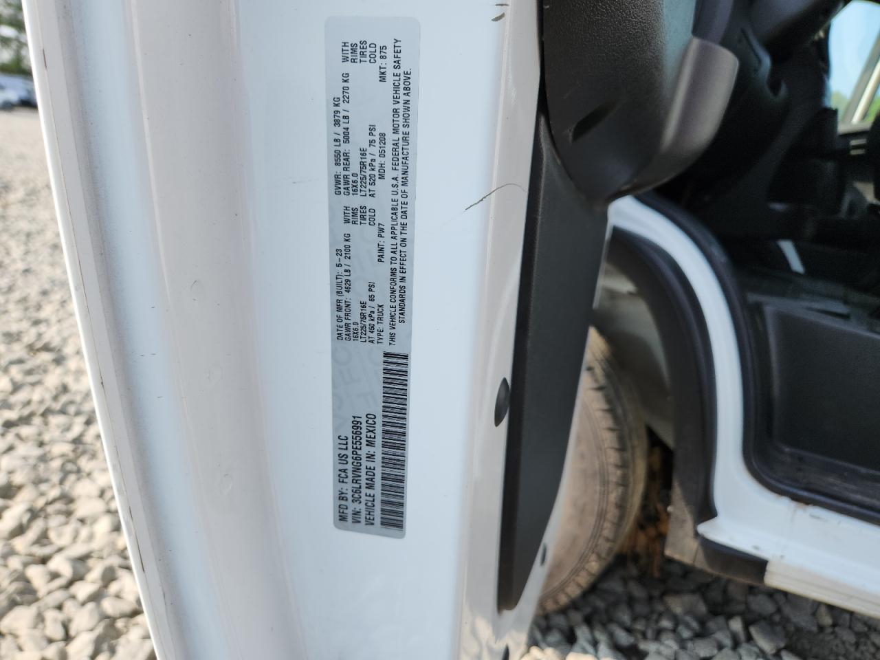 2023 RAM ProMaster 1500