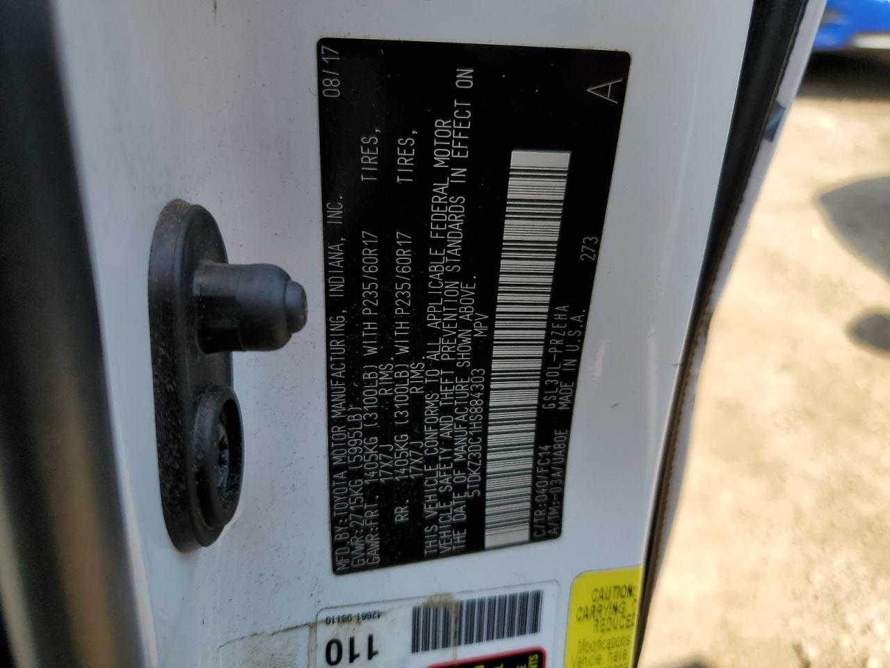 2017 TOYOTA SIENNA