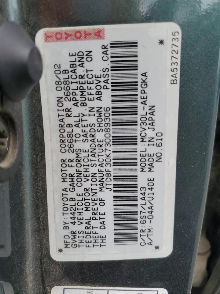 2003 TOYOTA CAMRY