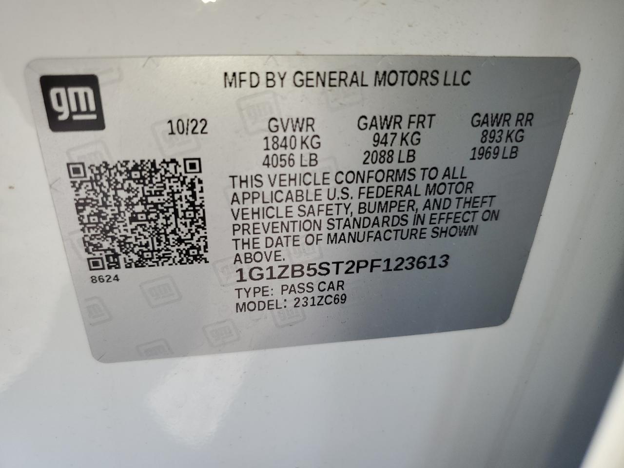 2023 CHEVROLET MALIBU