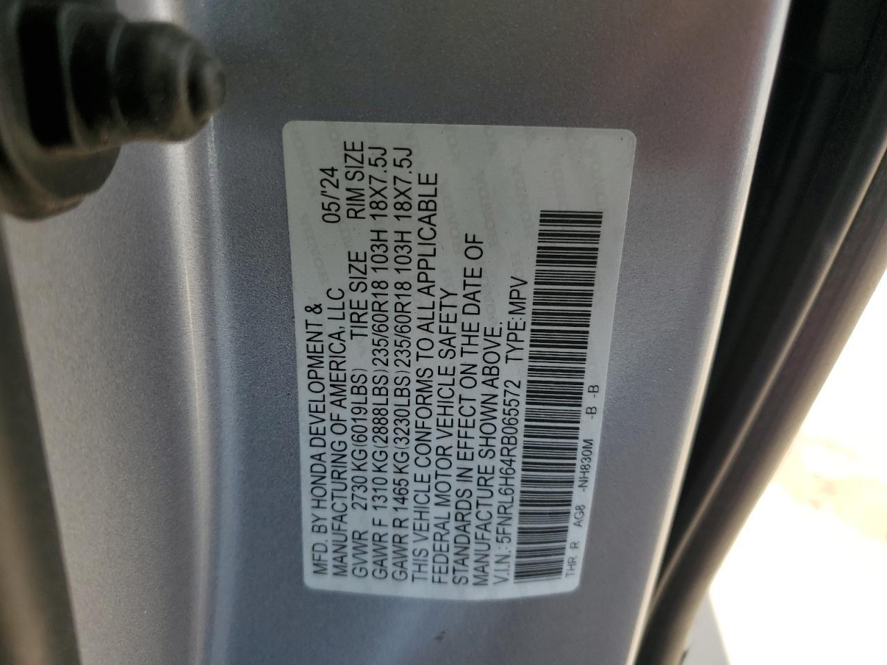 2024 HONDA ODYSSEY
