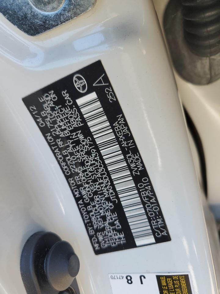 2012 TOYOTA PRIUS