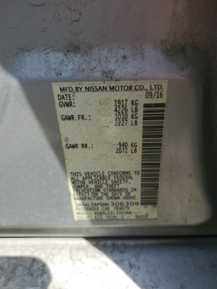 2017 NISSAN ALTIMA