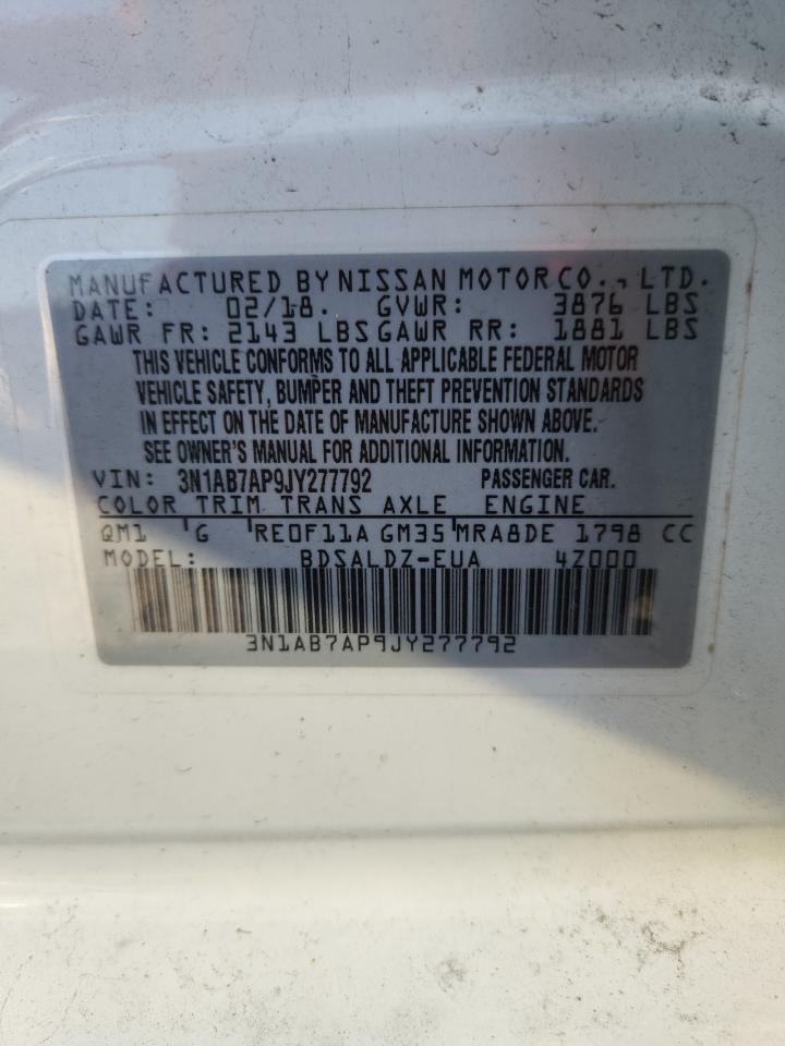 2018 NISSAN SENTRA