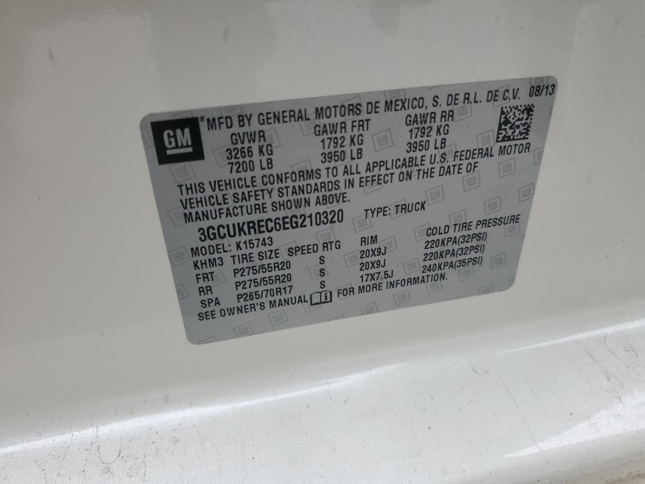 2014 CHEVROLET Silverado