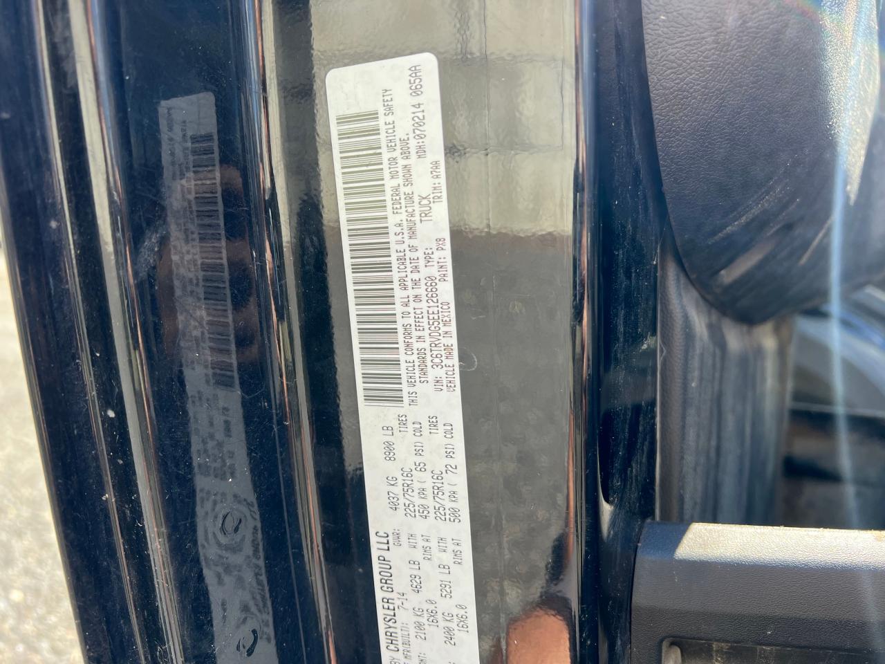 2014 RAM ProMaster 2500