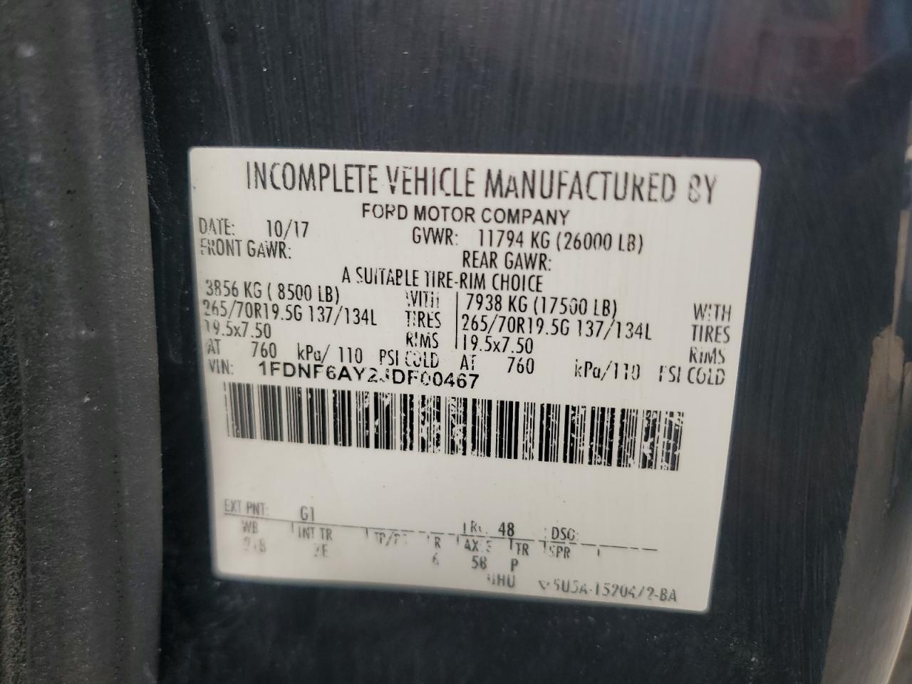 2018 FORD F-650