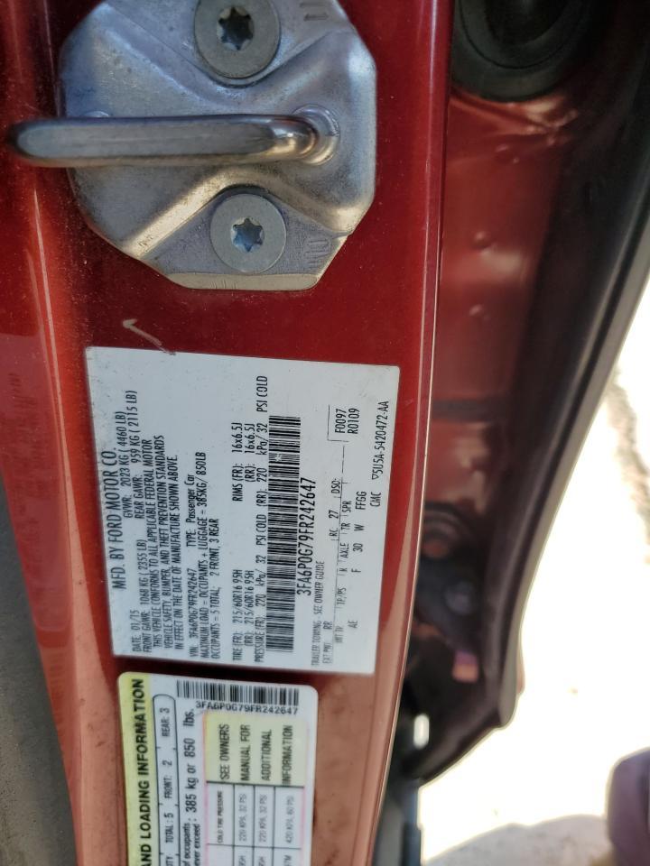 2015 FORD FUSION
