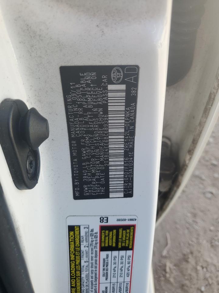 2011 TOYOTA COROLLA