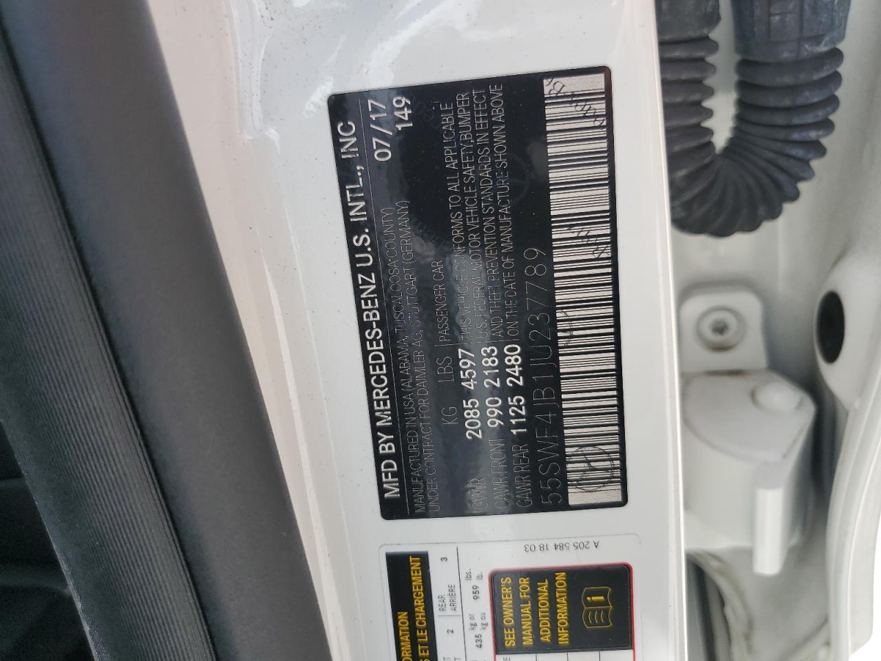 2018 MERCEDES-BENZ C-CLASS
