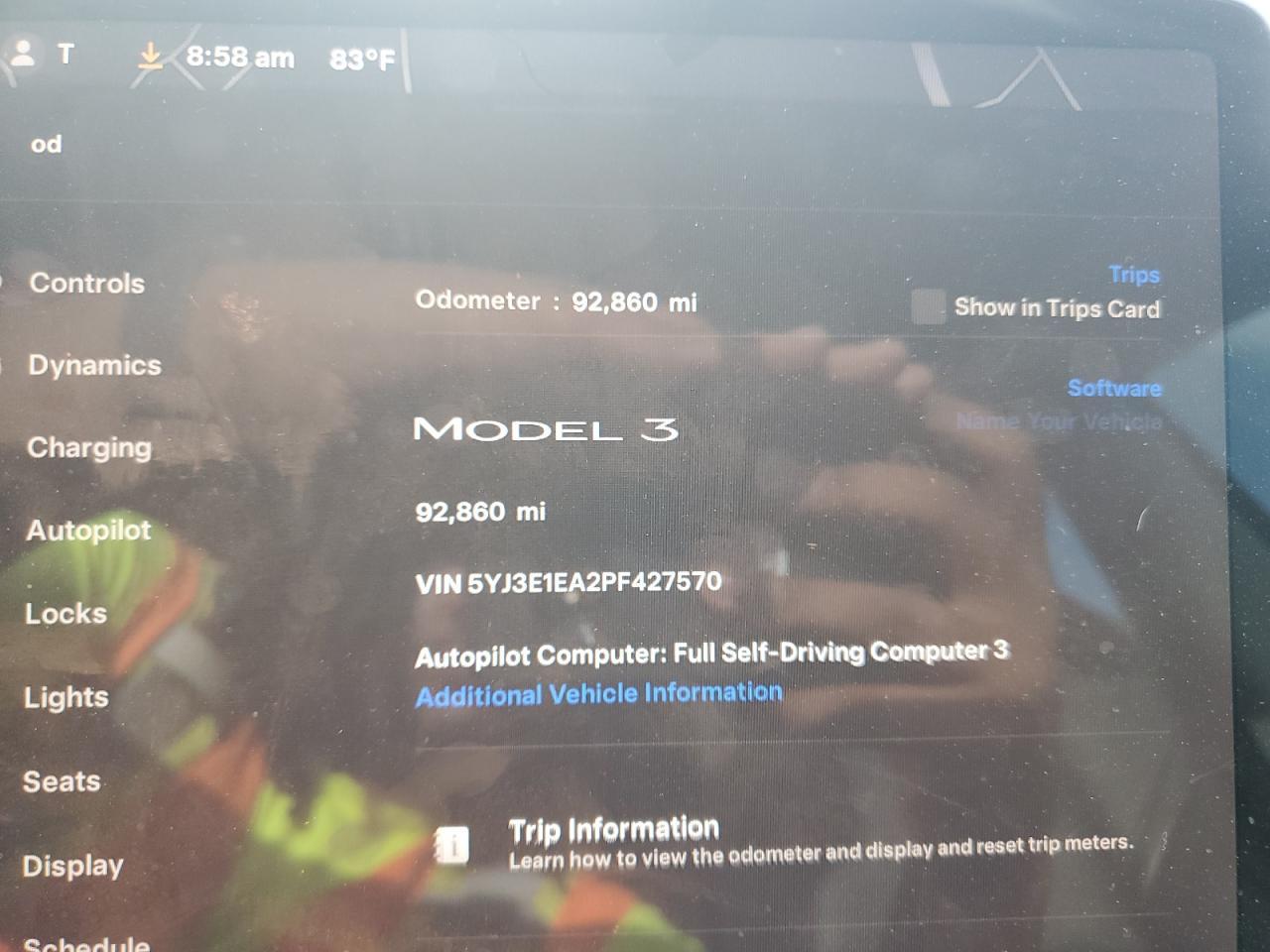 2023 TESLA MODEL 3