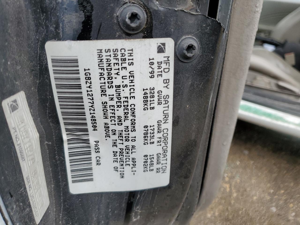 2000 SATURN Sc2
