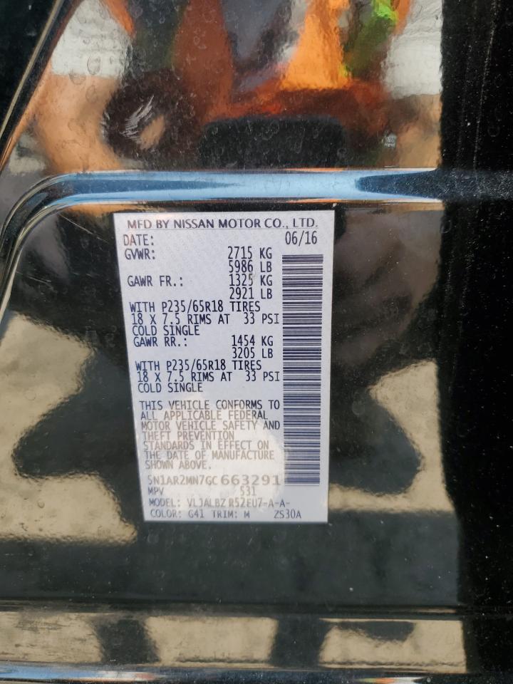 2016 NISSAN PATHFINDER