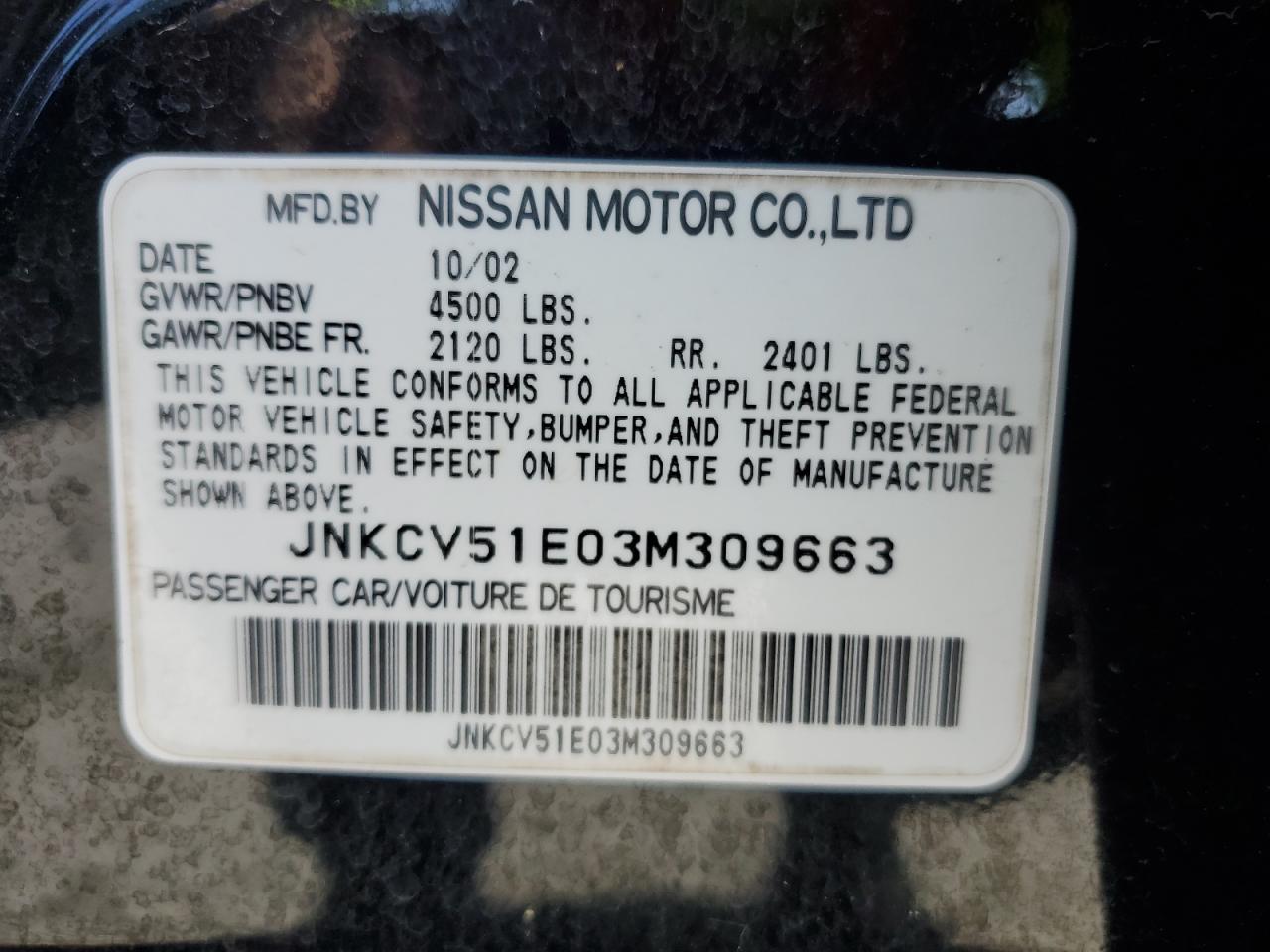 2003 INFINITI G35