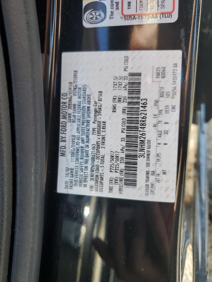 2008 LINCOLN MKZ