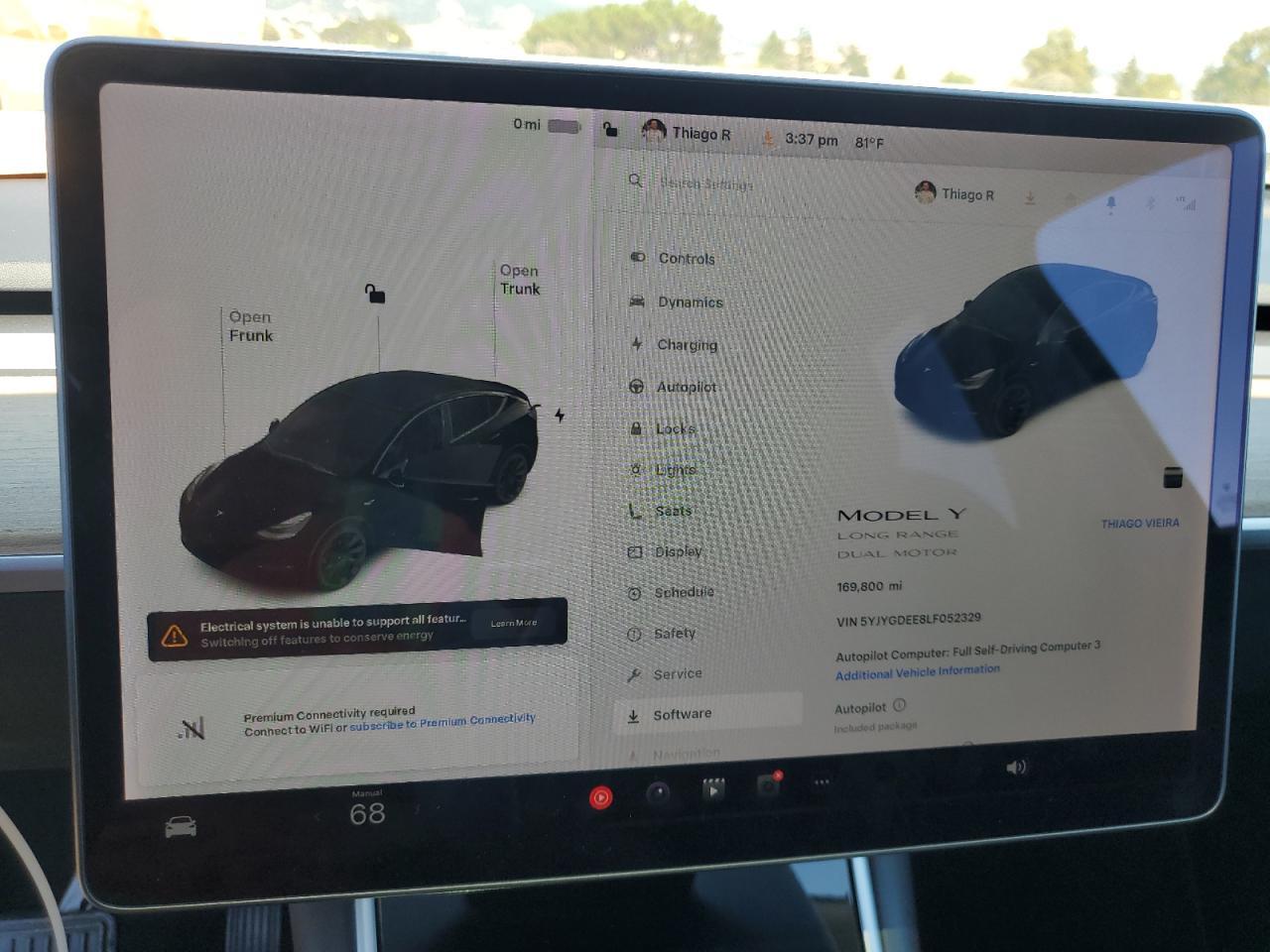 2020 TESLA MODEL Y