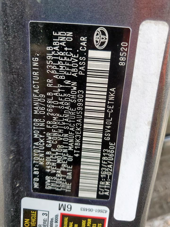 2010 TOYOTA CAMRY