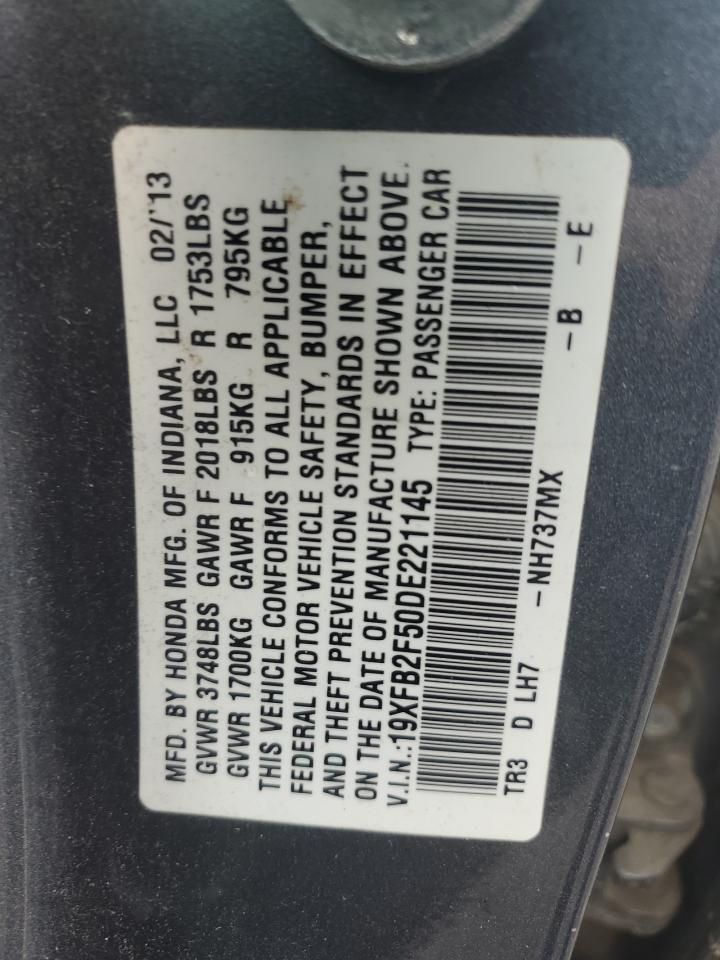 2013 HONDA CIVIC