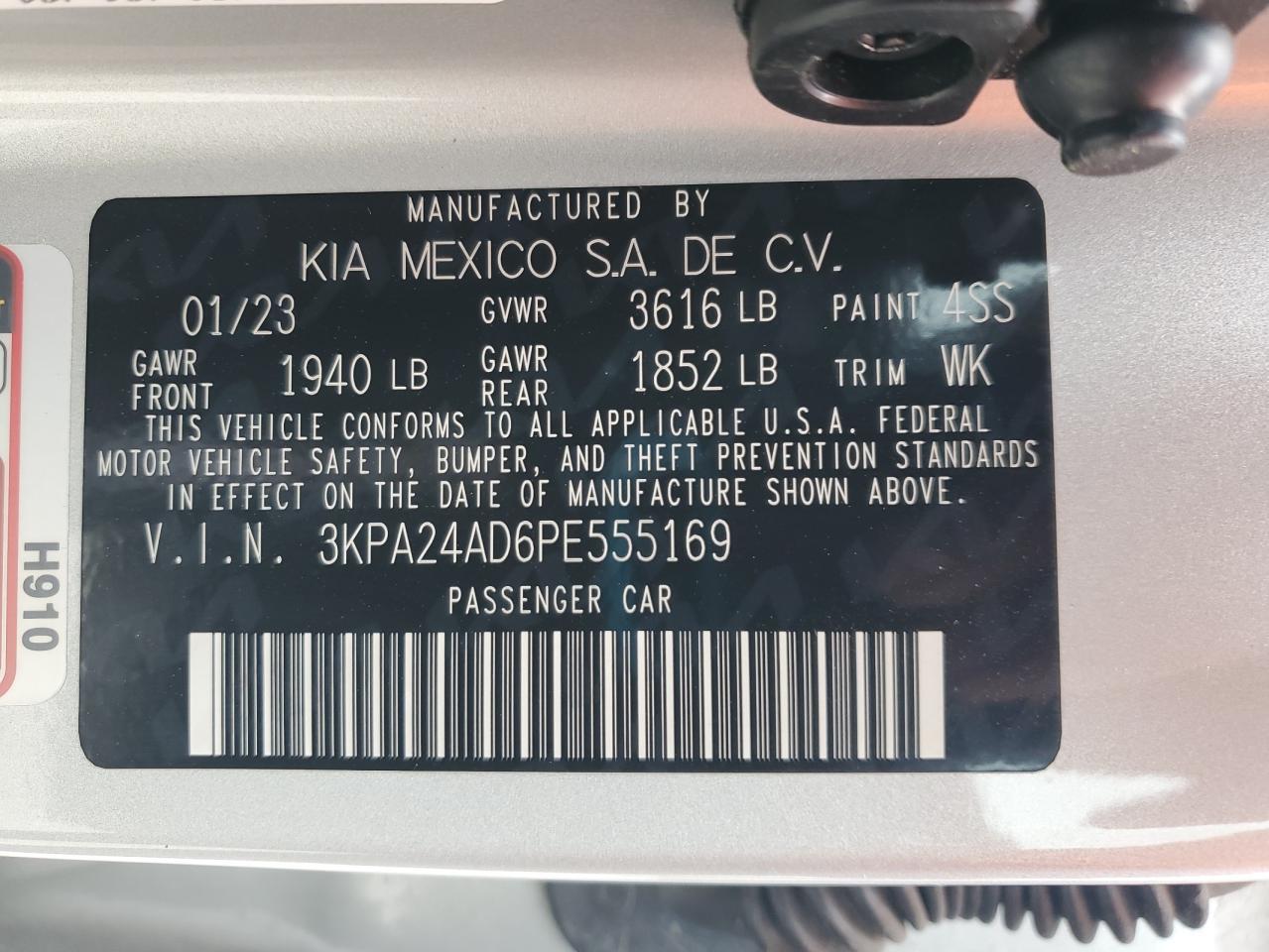 2023 KIA RIO