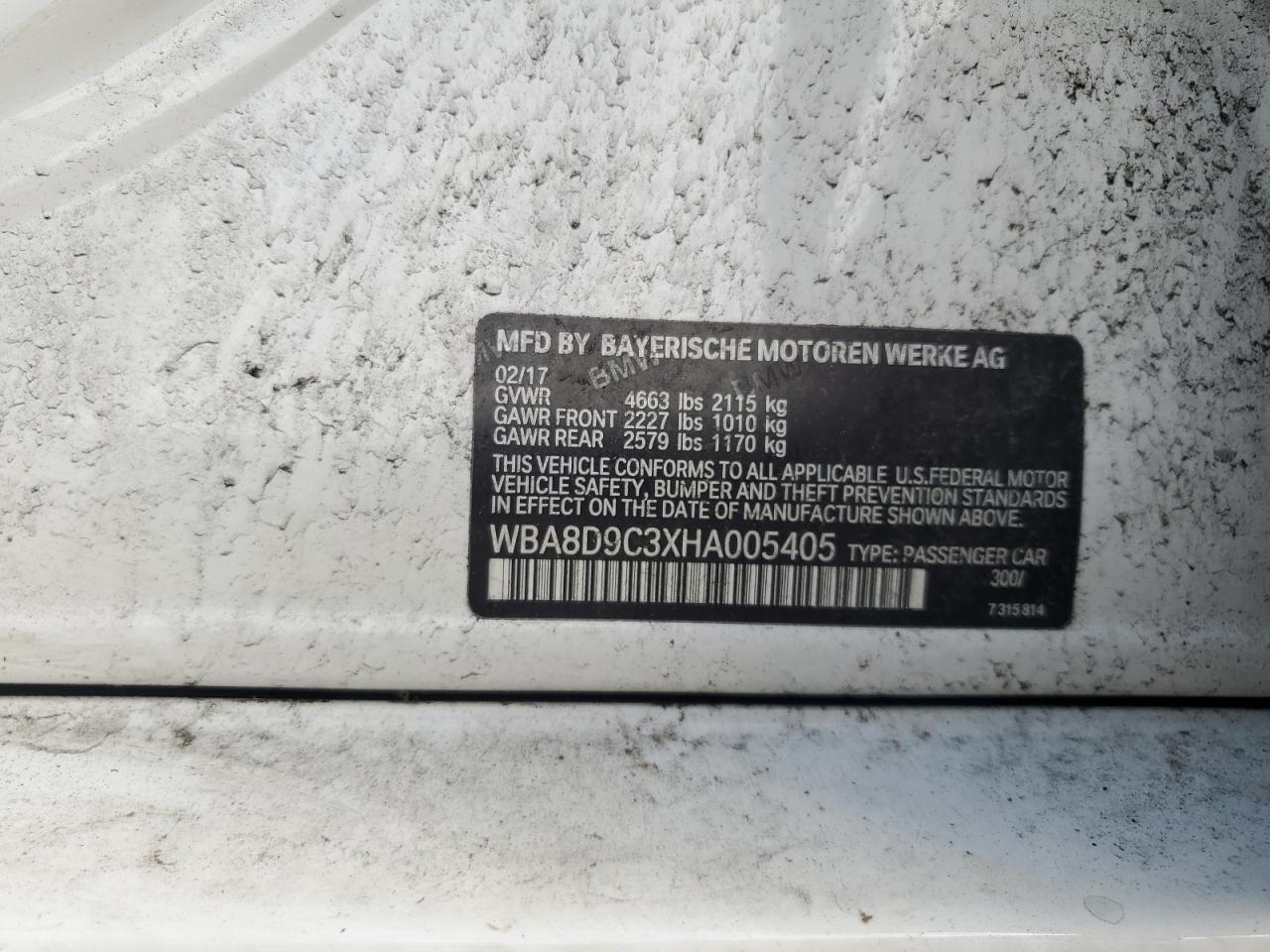 2013 BMW 3 SERIES