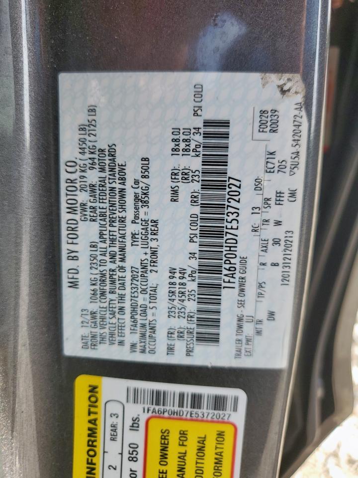2014 FORD FUSION