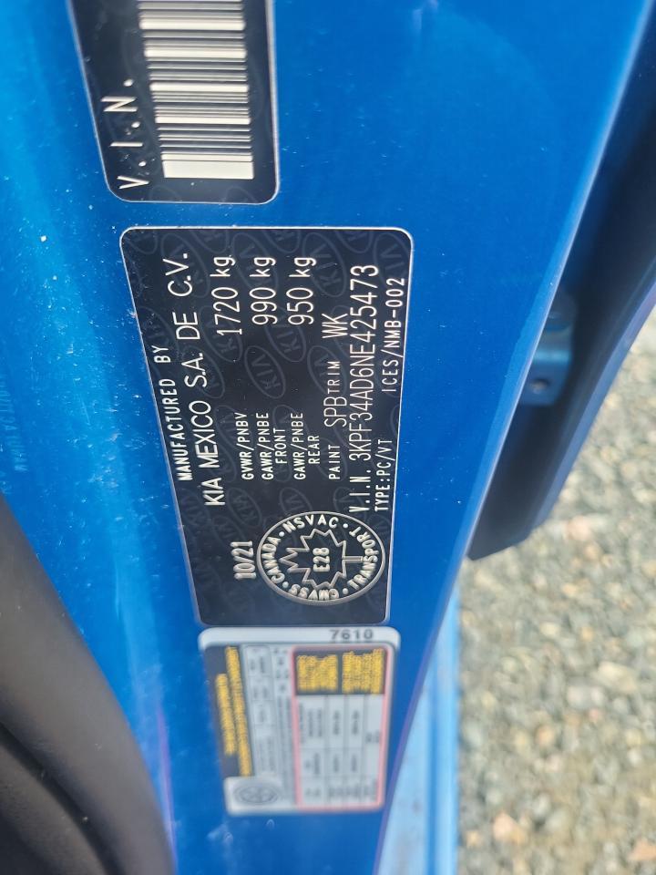 2022 KIA FORTE
