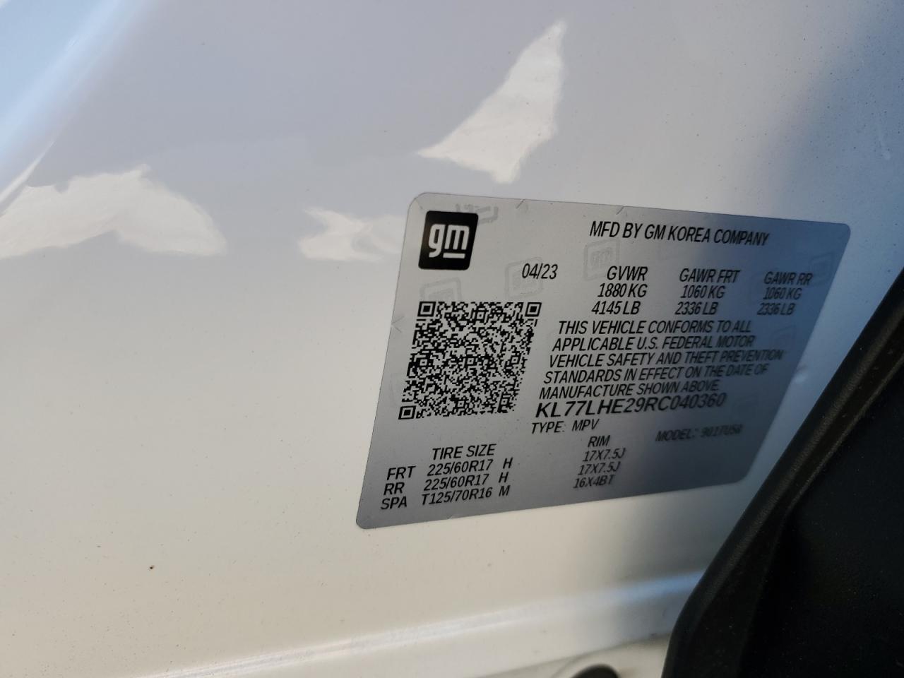 2024 CHEVROLET TRAX