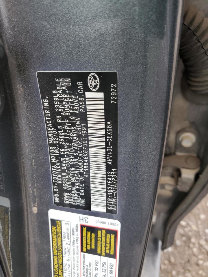 2007 TOYOTA CAMRY