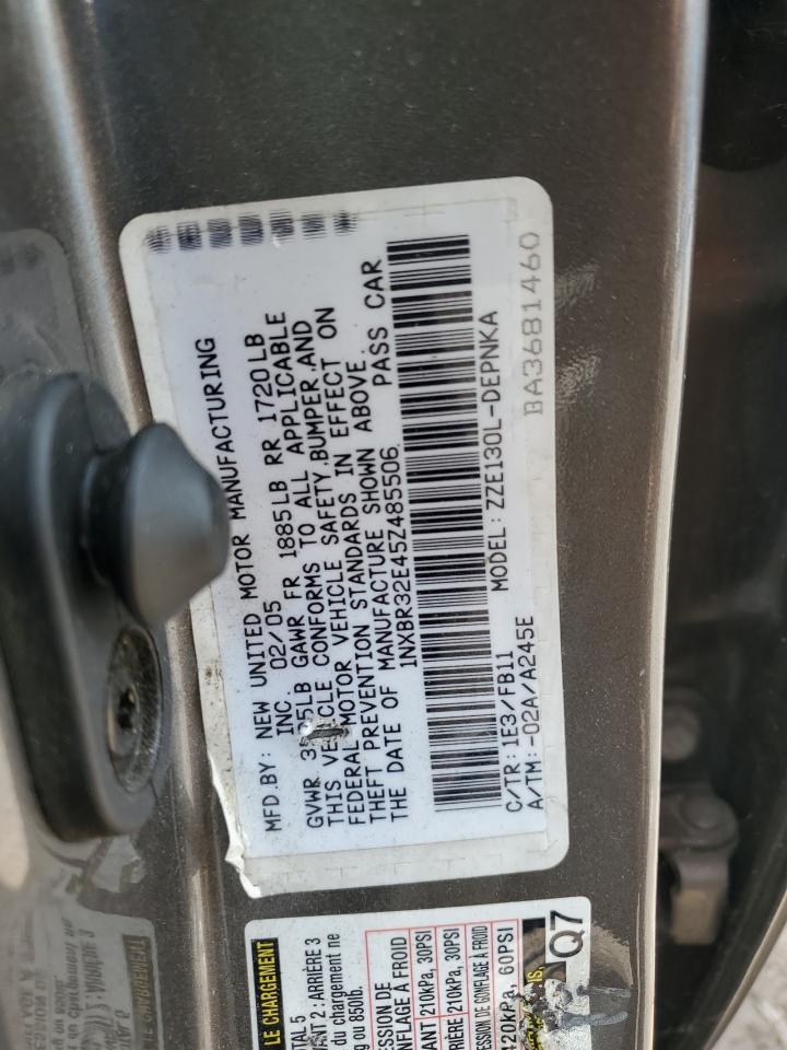 2005 TOYOTA COROLLA