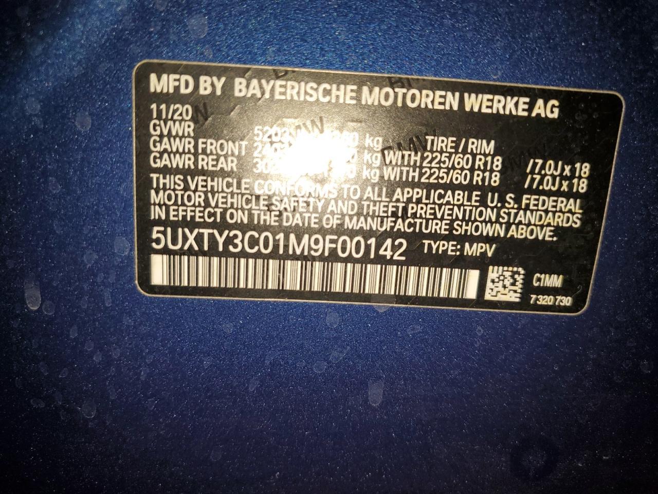 2021 BMW X3