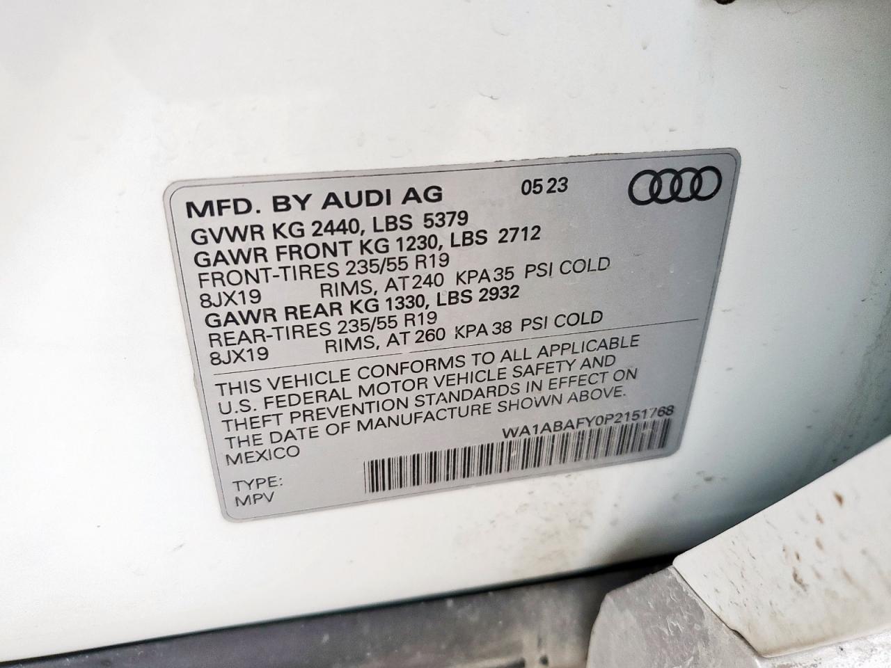 2023 AUDI Q5