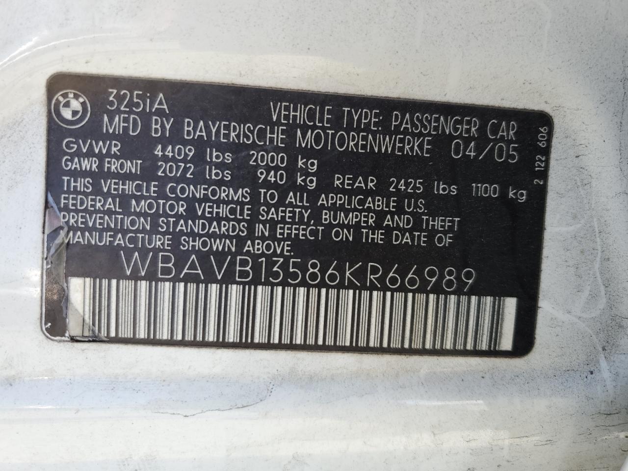 2006 BMW 3 SERIES