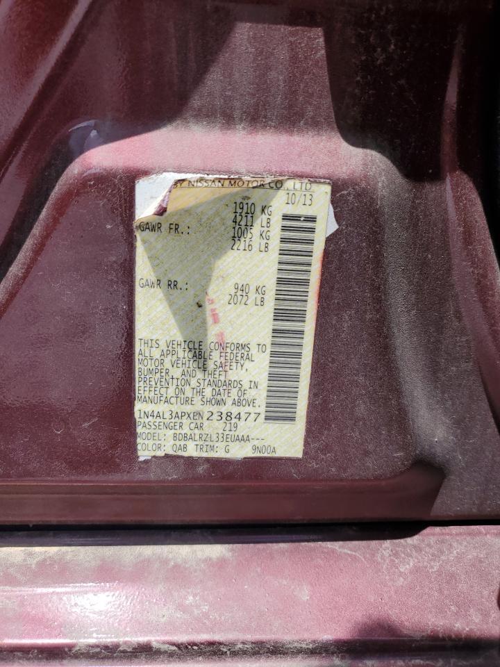 2014 NISSAN ALTIMA