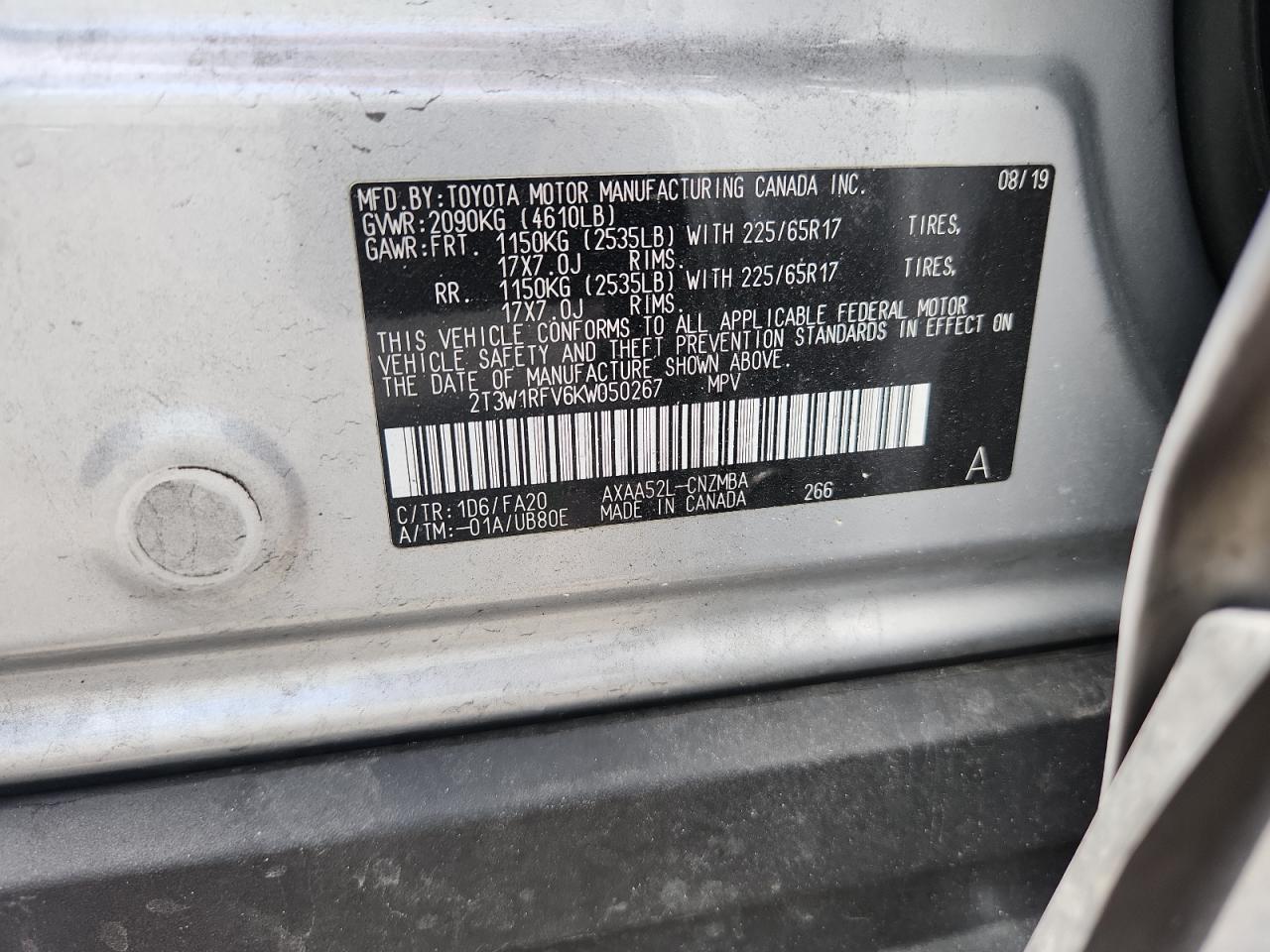 2019 TOYOTA RAV4