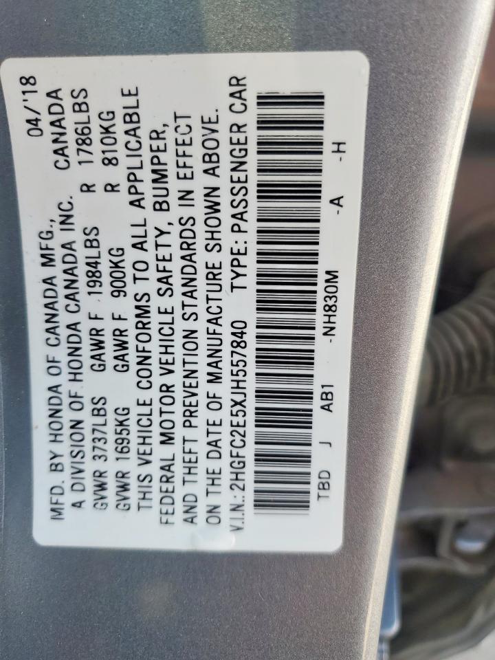 2018 HONDA CIVIC