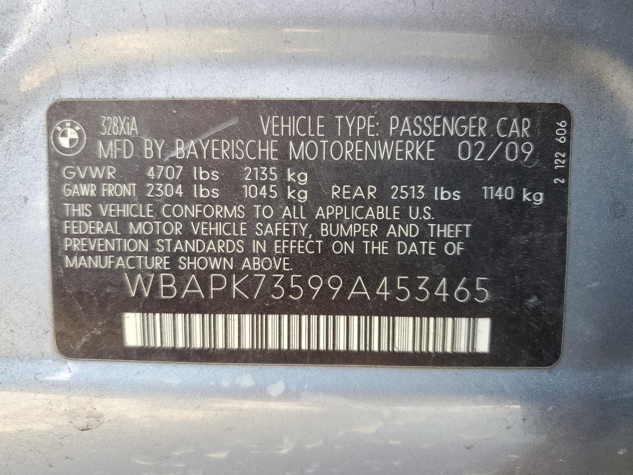 2009 BMW 3 SERIES