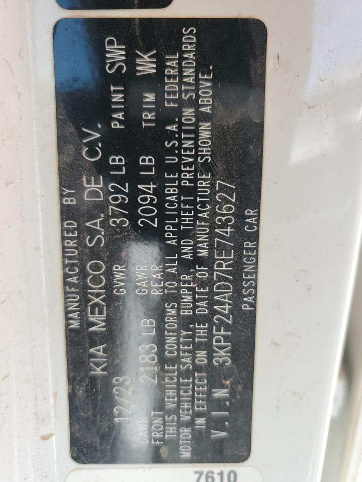 2024 KIA FORTE