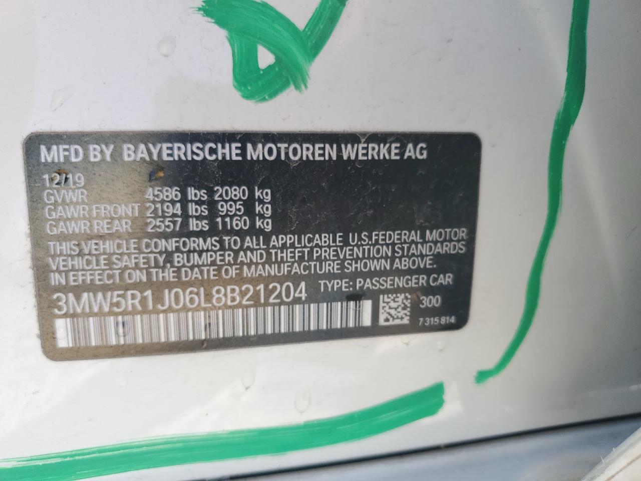 2020 BMW 3 SERIES