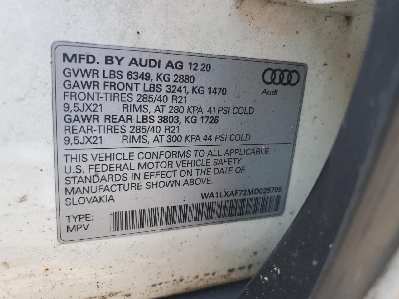 2021 AUDI Q7