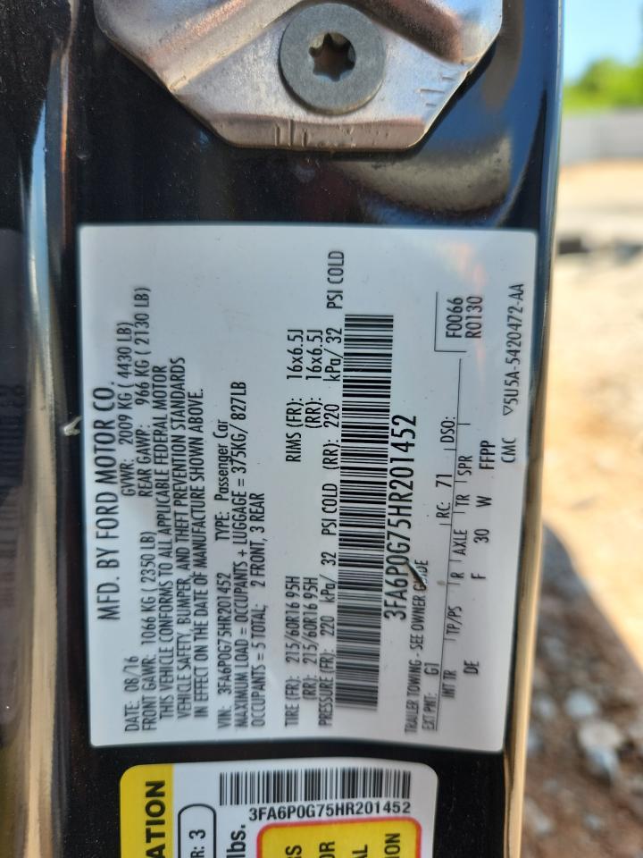 2017 FORD FUSION