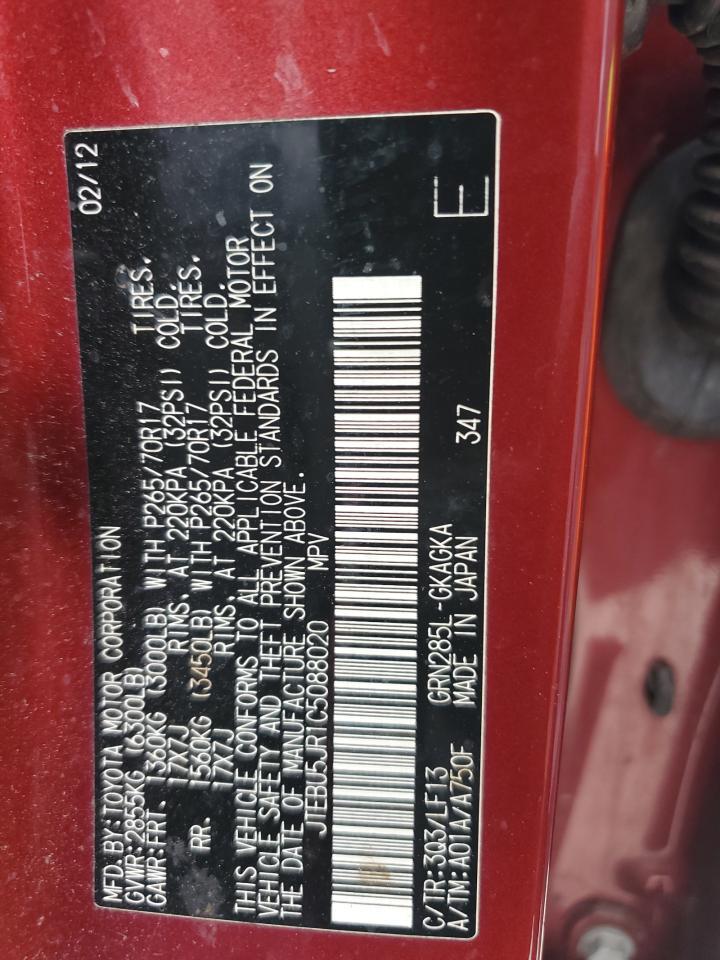 2012 TOYOTA 4Runner